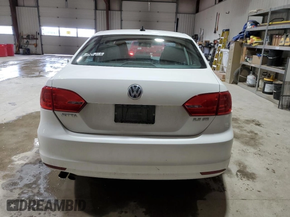 2013 Volkswagen Jetta Sedan SE with VIN 3VWDP7AJ6DM422500, listed as a Copart auction lot 45179555 with 128,933 mi miles and Salvage Title. Bid and sale history available at carsss.com. Image 6.