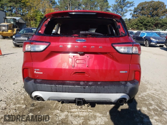 2020 Ford Escape SE with VIN 1FMCU9G64LUA95347, listed as a Copart auction lot 76178464 with 0 mi miles and Non Repairable. Bid and sale history available at carsss.com. Image 6.