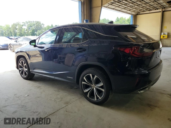 2017 Lexus RX 450h with VIN 2T2BGMCA8HC015634, listed as a Copart auction lot 61987015 with 50,395 mi miles and Salvage title. Bid and sale history available at DreamBid. Image 2.