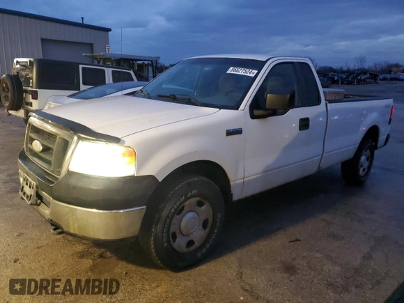 2007 Ford F-150 XL with VIN 1FTRF14VX7KB40508, listed as a Copart auction lot 86627524 with 143,868 mi miles and Clean title. Bid and sale history available at DreamBid. Image 1.