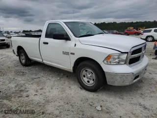 2017 Ram 1500 Tradesman with VIN 3C6JR6DT1HG706829, listed as a Copart auction lot 71630854 with 93,123 mi miles and Salvage Title. Bid and sale history available at carsss.com. Image 4.