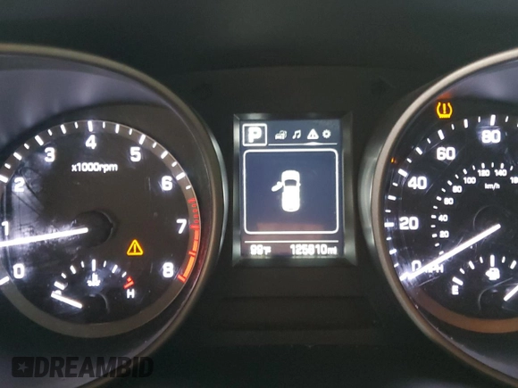 2018 Hyundai Santa Fe 2.4L z VIN 5XYZTDLB2JG550539, wystawiony jako Copart lot #58232955 z przebiegiem 125 810 mil mil oraz Czysty tytuł • Clean title. Historia ofert i sprzedaży dostępna na DreamBid. Obrazek 9.