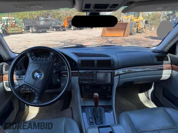 2000 BMW 7 Series 740iL with VIN WBAGH8346YDP07884, listed as a Copart auction lot 46376535 with 165,505 mi miles and Clean Title. Bid and sale history available at carsss.com. Image 9.