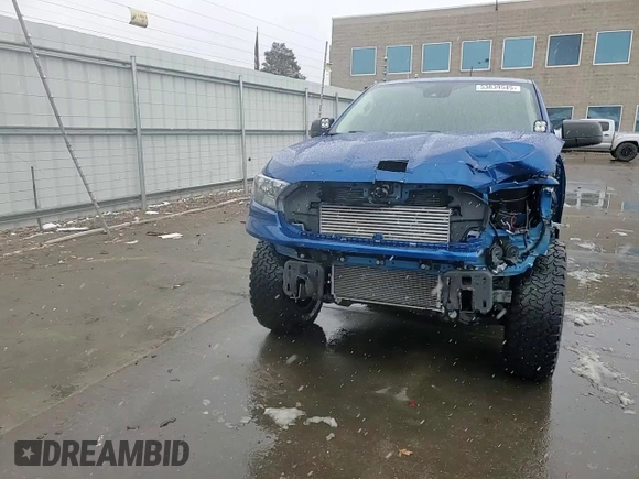 2019 Ford Ranger XL with VIN 1FTER4FH6KLA55523, listed as a Copart auction lot 53839545 with 16,847 mi miles and Salvage Title. Bid and sale history available at carsss.com. Image 14.