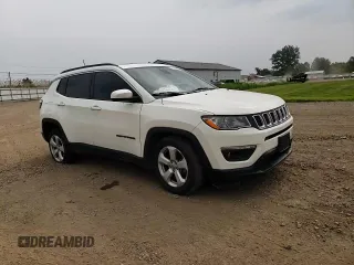 2021 Jeep Compass Latitude with VIN 3C4NJDBB5MT524553, listed as a Copart auction lot 60867305 with 80,314 mi miles and Salvage title. Bid and sale history available at DreamBid. Image 14.