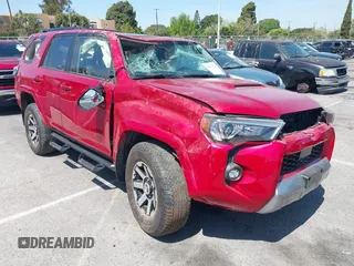 2021 Toyota 4Runner TRD Off Road Premium with VIN JTERU5JR8M5879628, listed as a IAAI auction lot 41987632 with 46,137 mi miles and . Bid and sale history available at DreamBid. Image 1.
