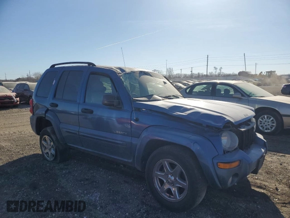 2004 Jeep Liberty Limited with VIN 1J4GL58K04W127014, listed as a Copart auction lot 42746575 with 0 mi miles and Salvage Title. Bid and sale history available at carsss.com. Image 4.
