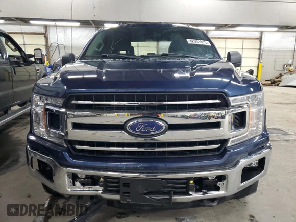 2018 Ford F-150 XL with VIN 1FTEW1E56JKE03369, listed as a Copart auction lot 42951815 with 168,518 mi miles and Salvage title. Bid and sale history available at DreamBid. Image 5.
