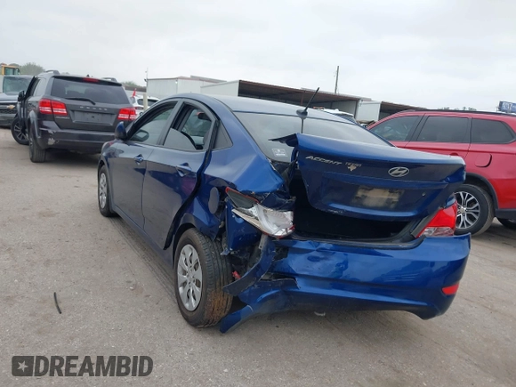 2016 Hyundai Accent SE with VIN KMHCT4AE6GU017082, listed as a IAAI auction lot 41915788 with 137,945 mi miles and . Bid and sale history available at carsss.com. Image 3.