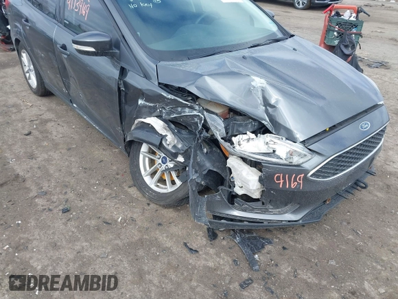 2016 Ford Focus SE with VIN 1FADP3F24GL378506, listed as a IAAI auction lot 41739169 with 50,861 mi miles. Bid and sale history available at carsss.com. Image 6.