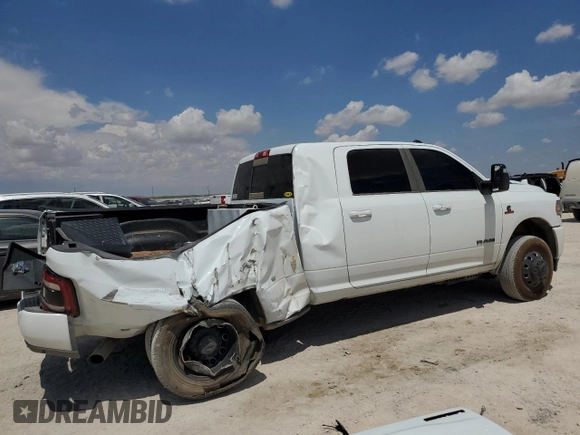 2024 Ram 3500 Laramie with VIN 3C63RRML0RG229435, listed as a Copart auction lot 80484814 with 23,721 mi miles and Salvage Title. Bid and sale history available at carsss.com. Image 3.