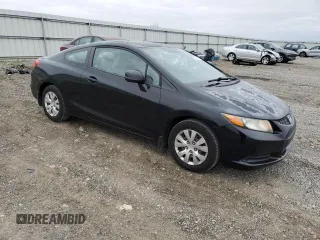 2012 Honda Civic Cpe LX with VIN 2HGFG3B5XCH553451, listed as a Copart auction lot 51416055 with 89,845 mi miles and Salvage Title. Bid and sale history available at carsss.com. Image 4.