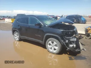 2021 Jeep Compass Latitude with VIN 3C4NJDBB1MT534528, listed as a Copart auction lot 56411535 with 48,502 mi miles and Salvage title. Bid and sale history available at DreamBid. Image 4.