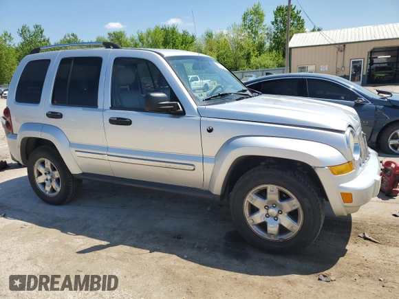 2007 Jeep Liberty Limited with VIN 1J4GL58K57W637184, listed as a Copart auction lot 55991415 with 142,256 mi miles and Clean Title. Bid and sale history available at DreamBid. Image 4.