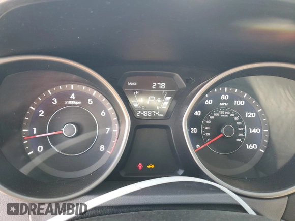 2014 Hyundai Elantra SE with VIN 5NPDH4AE1EH514946, listed as a Copart auction lot 54873735 with 248,874 mi miles and Clean Title. Bid and sale history available at DreamBid. Image 9.
