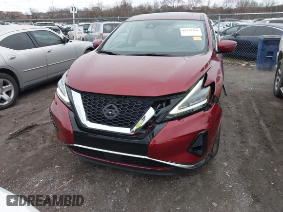 2021 Nissan Murano SV z VIN 5N1AZ2BJ5MC131534, wystawiony jako IAAI lot #41722266 z przebiegiem 97 895 mil mil oraz . Historia ofert i sprzedaży dostępna na DreamBid. Obrazek 12.