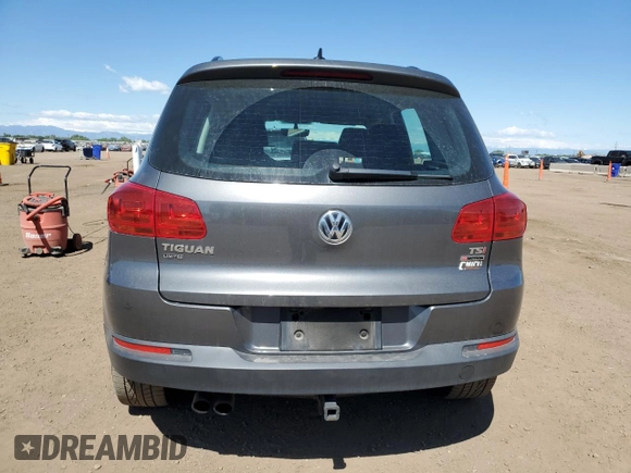 2017 Volkswagen Tiguan S with VIN WVGBV7AX6HK046412, listed as a Copart auction lot 57404245 with 75,881 mi miles and Salvage title. Bid and sale history available at DreamBid. Image 6.