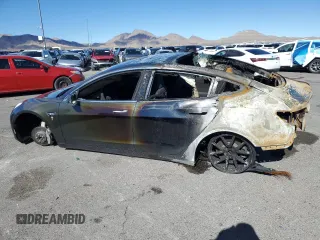2018 Tesla Model 3 Long Range Battery with VIN 5YJ3E1EA9JF016464, listed as a Copart auction lot 46349505 with Not Provided miles and Salvage Title. Bid and sale history available at DreamBid. Image 2.