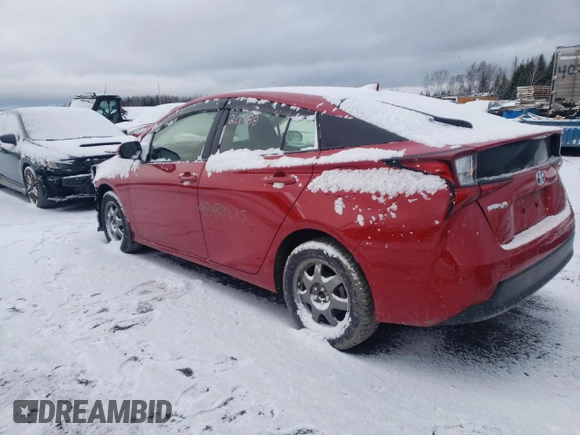 2022 Toyota Prius LE with VIN JTDL9MFU7N3037864, listed as a Copart auction lot 48188275 with 37,511 mi miles and Salvage title. Bid and sale history available at DreamBid. Image 2.