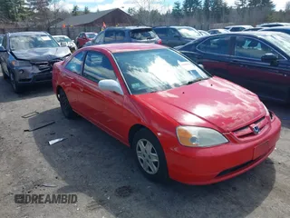 2003 Honda Civic LX with VIN 1HGEM22553L061430, listed as a IAAI auction lot 41890162 with 208,381 mi miles. Bid and sale history available at carsss.com. Image 1.