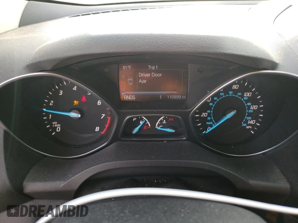 2015 Ford Escape Titanium with VIN 1FMCU9J99FUC64012, listed as a Copart auction lot 41881695 with 110,899 mi miles and Salvage Title. Bid and sale history available at DreamBid. Image 9.