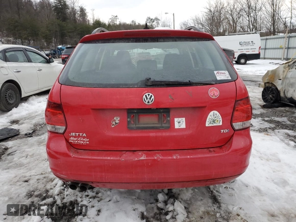 2014 Volkswagen Jetta SportWagen TDI w/Sunroof with VIN 3VWPL7AJ1EM618046, listed as a Copart auction lot 41590065 with 203,478 mi miles and Salvage Title. Bid and sale history available at carsss.com. Image 6.