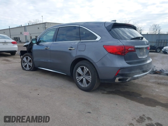 2020 Acura MDX with VIN 5J8YD4H37LL038312, listed as a IAAI auction lot 41149002 with 34,726 mi miles. Bid and sale history available at carsss.com. Image 3.