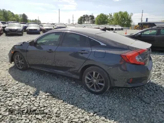 2019 Honda Civic Sedan EX with VIN 19XFC1F37KE015999, listed as a Copart auction lot 53229695 with 38,494 mi miles and Clean Title. Bid and sale history available at carsss.com. Image 2.