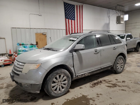 2007 Ford Edge SEL with VIN 2FMDK38C27BA55324, listed as a Copart auction lot 45456995 with 160,593 mi miles and Salvage Title. Bid and sale history available at carsss.com. Image 1.