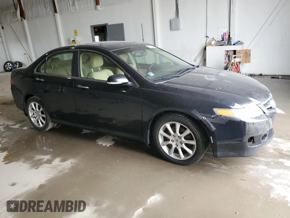 2006 Acura TSX Navi with VIN JH4CL96906C014842, listed as a Copart auction lot 49732255 with 7,679 mi miles and Salvage Title. Bid and sale history available at carsss.com. Image 4.