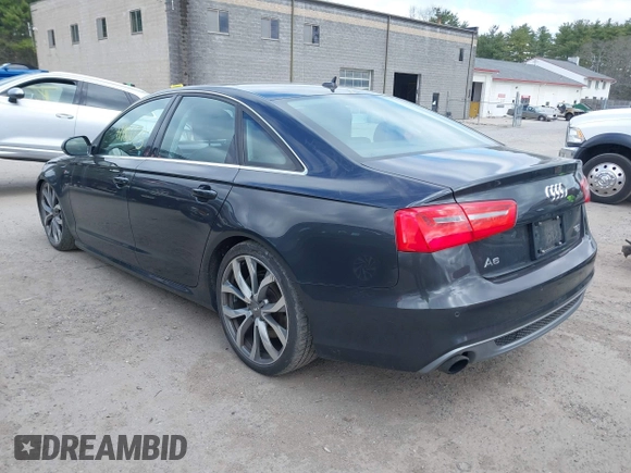 2013 Audi A6 Prestige with VIN WAUHGAFC9DN059480, listed as a IAAI auction lot 41986035 with 142,511 mi miles and . Bid and sale history available at DreamBid. Image 3.