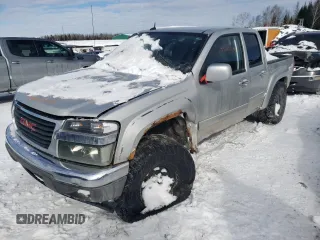 2011 GMC Canyon SLT with VIN 1GTH6NFE2B8117617, listed as a Copart auction lot 43222695 with 146,277 mi miles and Salvage Title. Bid and sale history available at carsss.com. Image 1.