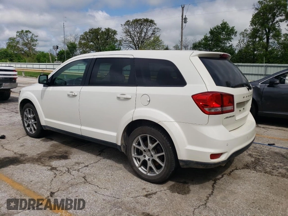 2014 Dodge Journey R/T z VIN 3C4PDCEG4ET308051, wystawiony jako Copart lot #54906995 z przebiegiem 173 960 mil mil oraz Szkoda całkowita • Salvage title. Historia ofert i sprzedaży dostępna na DreamBid. Obrazek 2.
