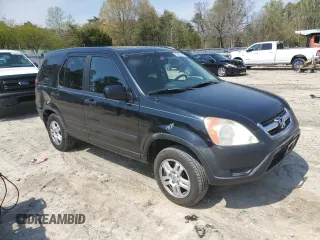 2003 Honda CR-V EX with VIN SHSRD78853U143295, listed as a Copart auction lot 53025865 with 169,501 mi miles and Salvage Title. Bid and sale history available at carsss.com. Image 4.