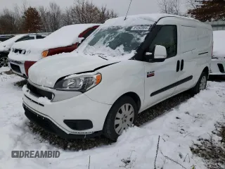 2019 Ram ProMaster City Cargo Tradesman SLT with VIN ZFBHRFBB3K6M15889, listed as a Copart auction lot 81280804 with 130,924 mi miles and Salvage Title. Bid and sale history available at carsss.com. Image 1.