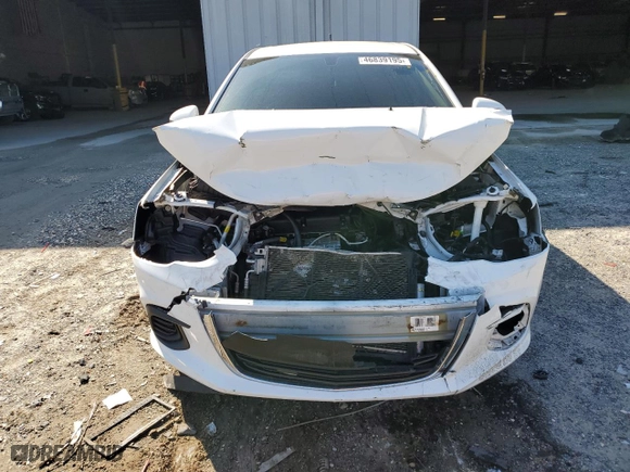 2017 Chevrolet Sonic LT with VIN 1G1JD5SH6H4130810, listed as a Copart auction lot 46839195 with 0 mi miles and Salvage Title. Bid and sale history available at carsss.com. Image 5.
