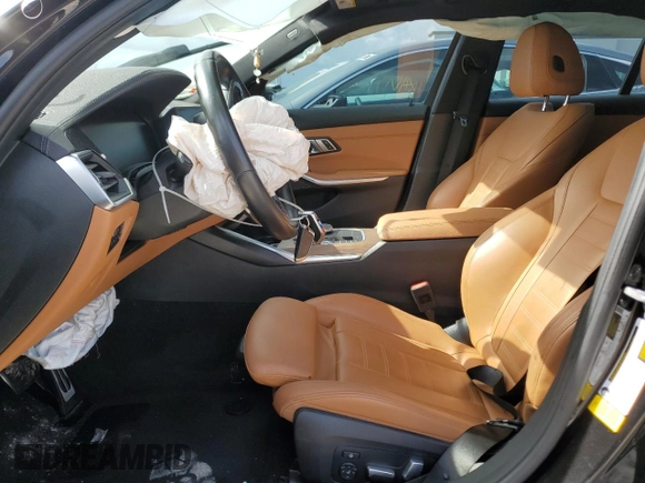 2020 BMW 3 Series M340i with VIN 3MW5U7J01L8B26649, listed as a Copart auction lot 62209814 with 49,731 mi miles and Salvage Title. Bid and sale history available at carsss.com. Image 7.