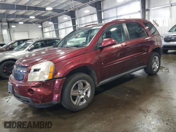 2009 Chevrolet Equinox 2LT z VIN 2CNDL63F896242370, wystawiony jako Copart lot #55742875 z przebiegiem 152 971 mil mil oraz Szkoda całkowita • Salvage title. Historia ofert i sprzedaży dostępna na DreamBid. Obrazek 1.