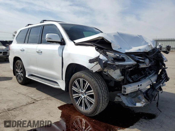 2018 Lexus LX with VIN JTJHY7AXXJ4252748, listed as a Copart auction lot 50691355 with 118,967 mi miles and Salvage Title. Bid and sale history available at carsss.com. Image 4.