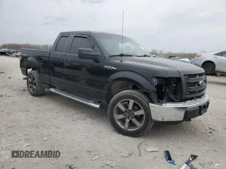 2014 Ford F-150 XL with VIN 1FTFX1EF9EKG08829, listed as a Copart auction lot 51449025 with 102,350 mi miles and Salvage Title. Bid and sale history available at carsss.com. Image 4.