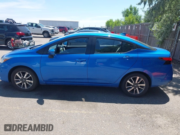 2021 Nissan Versa SV with VIN 3N1CN8EV1ML855643, listed as a IAAI auction lot 42772321 with 56,604 mi miles and . Bid and sale history available at DreamBid. Image 14.