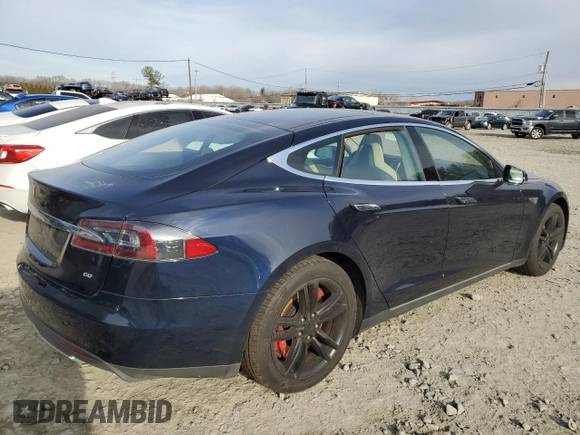 2014 Tesla Model S 60 with VIN 5YJSA1S14EFP35316, listed as a Copart auction lot 45397015 with 78,858 mi miles and Salvage title. Bid and sale history available at DreamBid. Image 3.