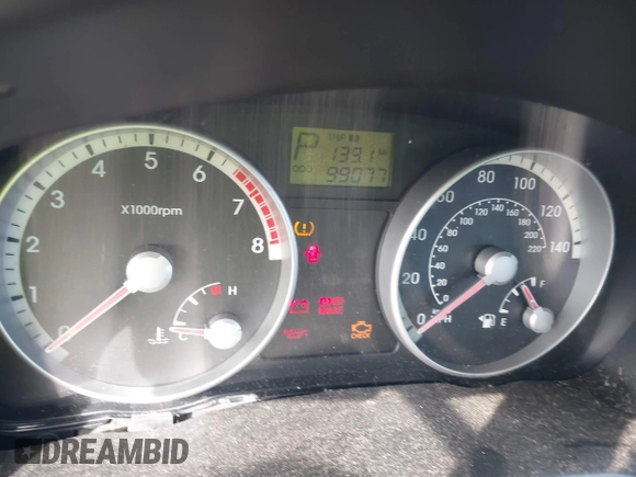 2008 Hyundai Accent GLS with VIN KMHCN46C58U212366, listed as a IAAI auction lot 40748865 with 99,077 mi miles. Bid and sale history available at carsss.com. Image 7.