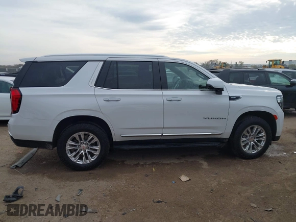2021 GMC Yukon SLT with VIN 1GKS1BKD1MR489922, listed as a IAAI auction lot 40972652 with 77,791 mi miles. Bid and sale history available at carsss.com. Image 13.