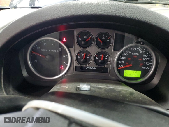 2004 Ford F-150 XLT with VIN 1FTPW14504KB95696, listed as a Copart auction lot 57332215 with 177,558 mi miles and Salvage title. Bid and sale history available at DreamBid. Image 9.