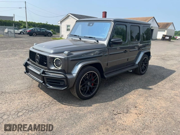 2020 Mercedes-Benz G 63 AMG with VIN WDCYC7HJ3LX334853, listed as a Copart auction lot 60224255 with 97,459 mi miles and Clean title. Bid and sale history available at DreamBid. Image 1.