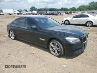 2012 BMW 7 Series 750Li xDrive with VIN WBAKC8C59CC434813, listed as a Copart auction lot 65277705 with Not provided miles and Clean title. Bid and sale history available at DreamBid. Image 4.