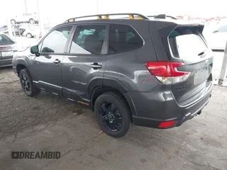 2023 Subaru Forester Wilderness with VIN JF2SKAMC4PH412075, listed as a IAAI auction lot 41885690 with 29,935 mi miles and . Bid and sale history available at DreamBid. Image 3.