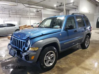 2005 Jeep Liberty Sport with VIN 1J4GL48K55W555396, listed as a Copart auction lot 52388185 with 50,253 mi miles and Salvage Title. Bid and sale history available at carsss.com. Image 1.