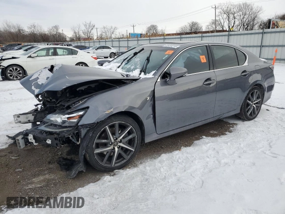 2016 Lexus GS 350 with VIN JTHCZ1BL2GA000391, listed as a Copart auction lot 45433215 with Not provided miles and Salvage title. Bid and sale history available at DreamBid. Image 1.
